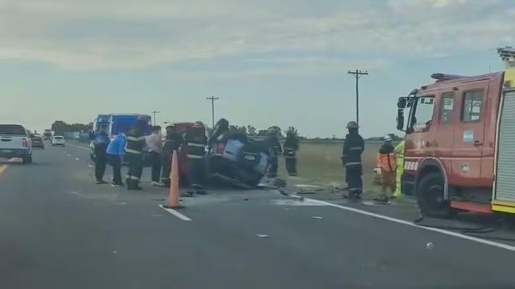 El chofer de la EcoSport falleció tras el accidente.