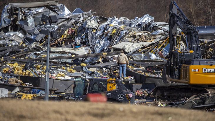 Kentucky concentra el mayor número de víctimas fatales, con 64 muertos reportados hasta el momento.