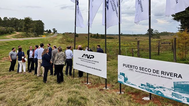 La Administración Nacional de Puertos dio un nuevo paso en la concreción del proyecto del puerto seco en Rivera.