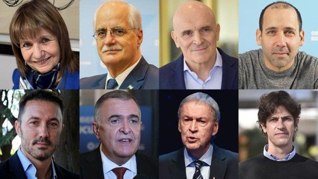 Los principales candidatos que competirán en octubre.