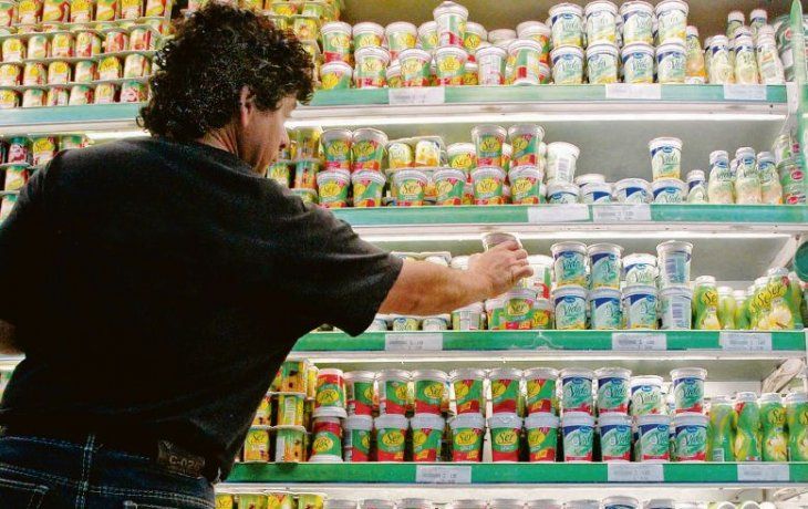 Preocupación. El consumo de productos lácteos disminuye por el menor poder adquisitivo.