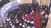 El lunes los senadores recibiran a funcionarios del Ejecutivo para debatir la ley del acuerdo con el FMI.&nbsp;