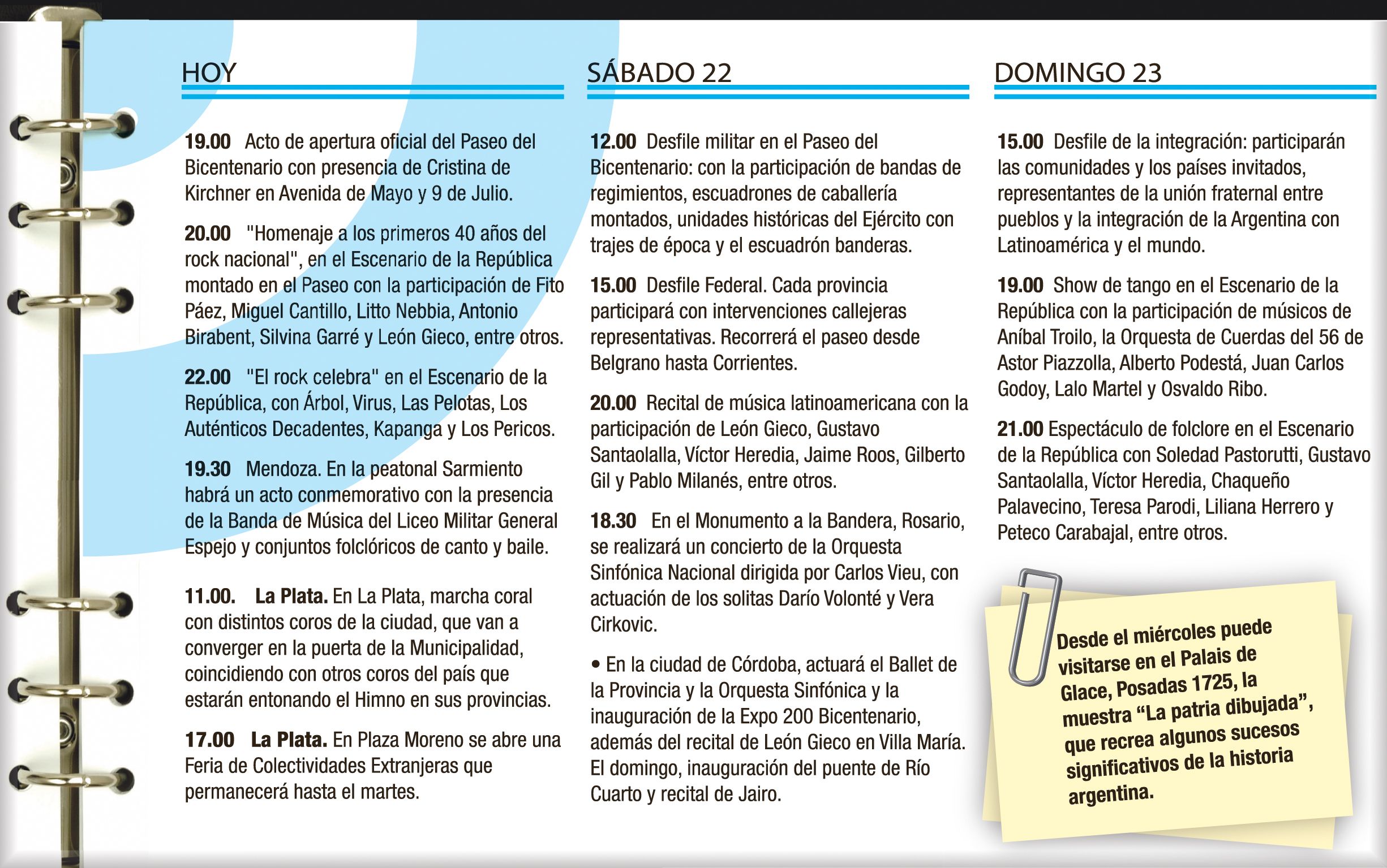 Los festejos del Bicentenario (foto 1)