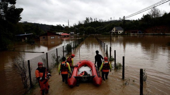 Miles de viviendas sufrieron daños por el temporal. 