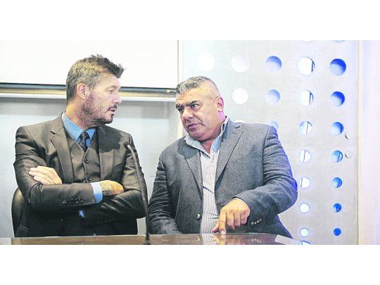 Juntos son más.  Marcelo Tinelli y Claudio “Chiqui” Tapia irían en una misma lista junto a Rodolfo D’Onofrio.