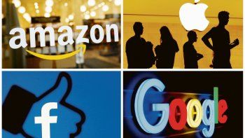 La tasa GAFA debe su nombre a las siglas de Google, Amazon, Facebook y Apple.