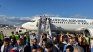 Moment of the return of the 137 activists of Türkiye to his country.
