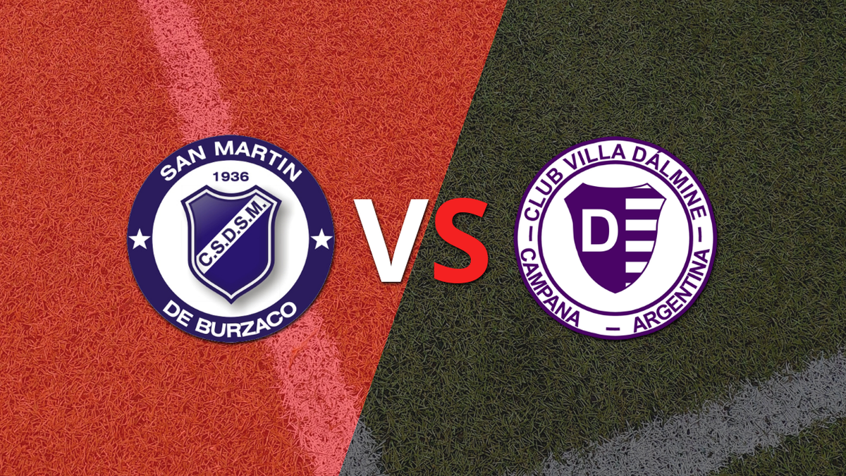 At the Francisco Boga stadium, San Martín Burzaco wins against Villa Dálmine 1 to 0