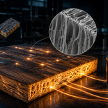 La nueva “madera solar” desarrollada en China logra almacenar calor y liberarlo incluso cuando ya no hay luz solar. La nueva “madera solar” desarrollada en China logra almacenar calor y liberarlo incluso cuando ya no hay luz solar.