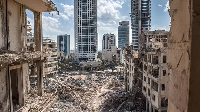 Tel Aviv en ruinas: el miedo se hace cada día más grande en la ciudad israelí por los ataques de Irán.