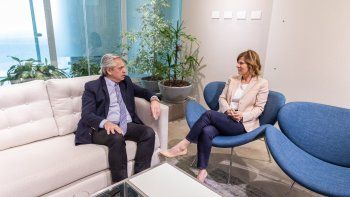 alberto fernandez se reunio con candidata a intendenta de la plata