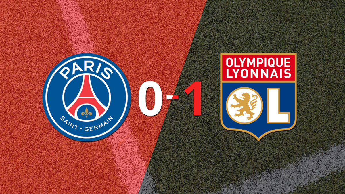 Olympique Lyon won by the minimum in their visit to PSG