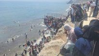 España refuerza la frontera en Ceuta.