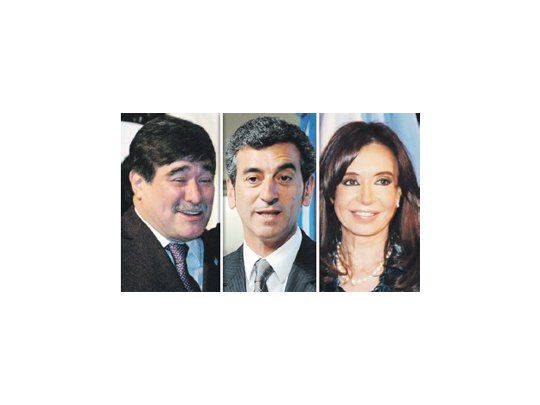 Carlos Zannini, Florencio Randazzo, Cristina de Kirchner