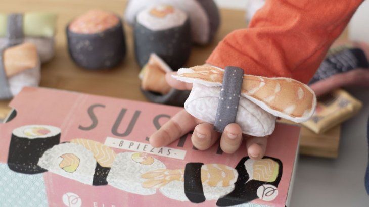 La cocina japonesa toma protagonismo en este set de sushi de juguete.