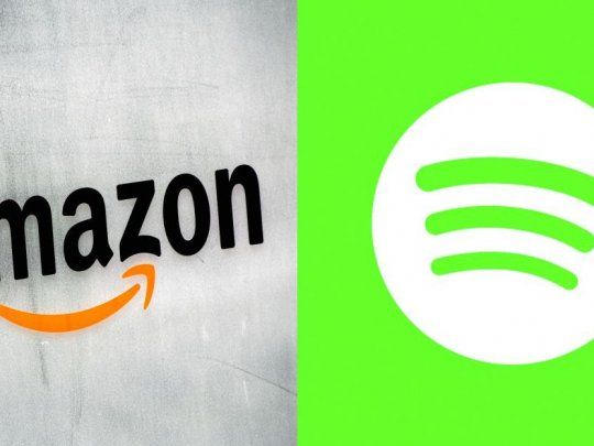 Amazon y Spotify se disputan los millones de la industria musical.