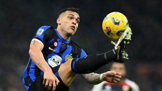 La mirada fija. Inter y Lautaro Martínez van rumbo al campeonato.&nbsp;