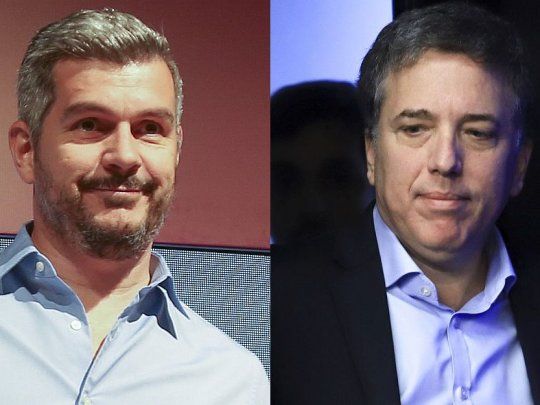 El jefe de Gabinete, Marcos Peña y el ministro de Hacienda, Nicolás Dujovne.