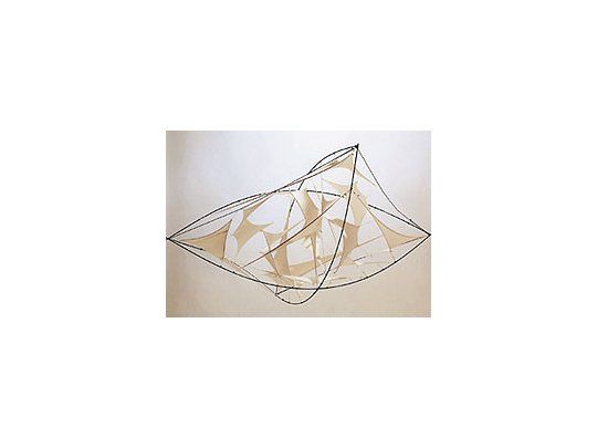 «Espacio-Luz-Concepción» esla primeramuestraindividual deJenz Meyer,artista alemánque realiza susobras en el lugaren que van a serexhibidas,transformándoloen parte delprocesocreativo.
