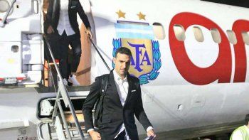 ¿que productos particulares llevo lionel scaloni en su valija?