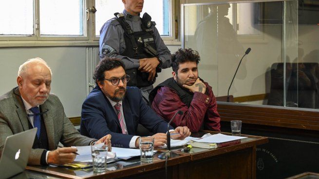 Fernando Sabag Montiel, el miércoles pasado en la primera audiencia por el juicio del atentado contra Cristina Kirchner.&nbsp;