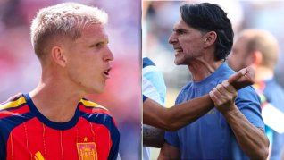 Dani Olmo cruzó a Fabián Ayala tras el conflicto durante la final del Mundial: Está faltando a la verdad