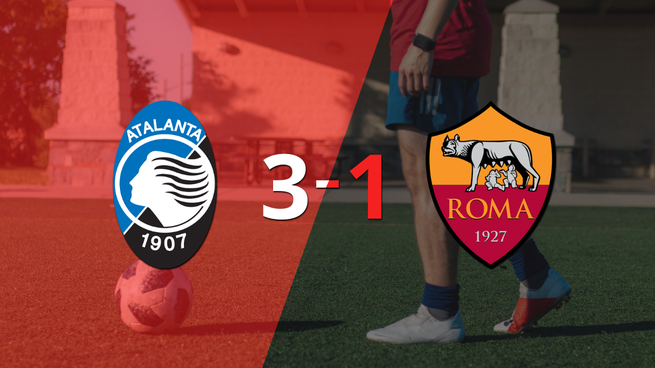 Atalanta paseó a Roma y selló su triunfo 3 a 1
