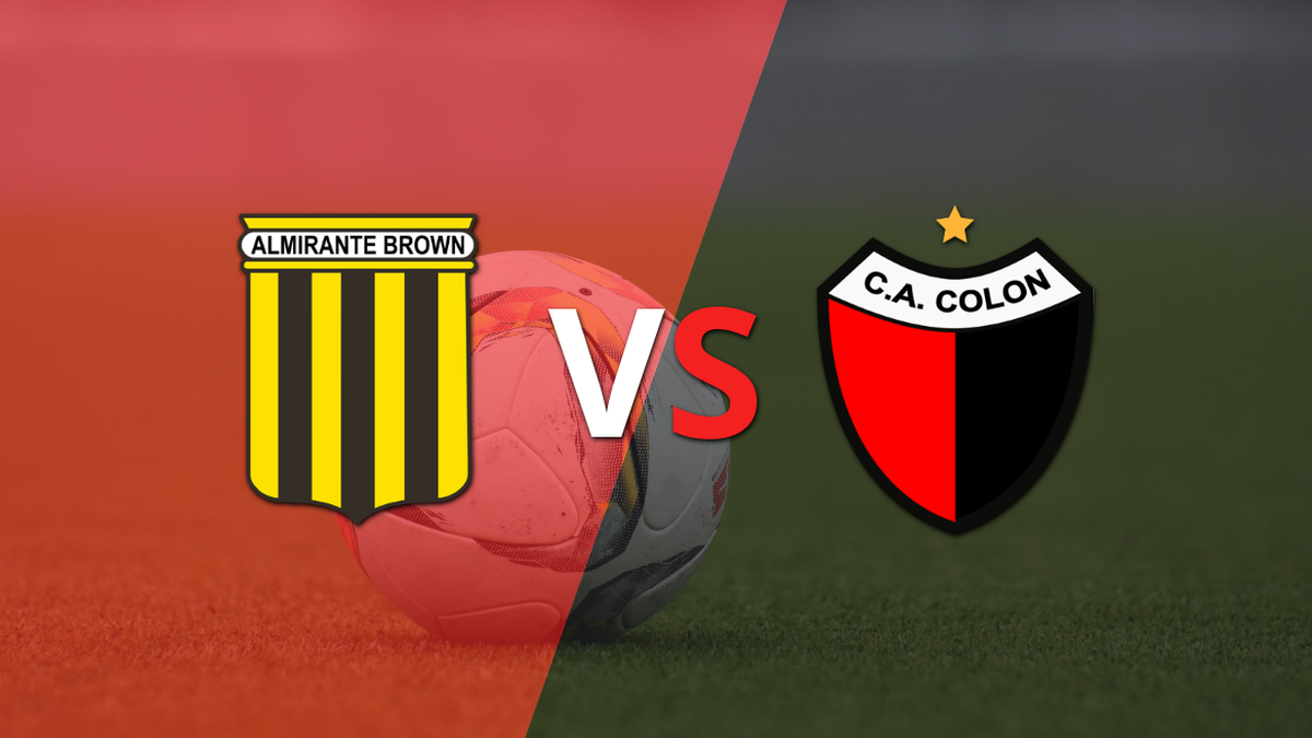 The second half begins! Almirante Brown and Colón draw goalless