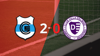 en su casa, gimnasia (j) le gano a villa dalmine por 2-0