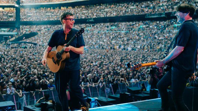 Blur anunció disco y película sobre sus shows en Wembley.