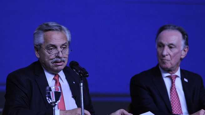 Alberto Fernández en la convención anual de Camarco, en La Rural.&nbsp;