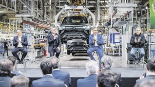 Escenario. El anuncio de ayer se hizo durante un acto en la planta de Volkswagen en General Pacheco.