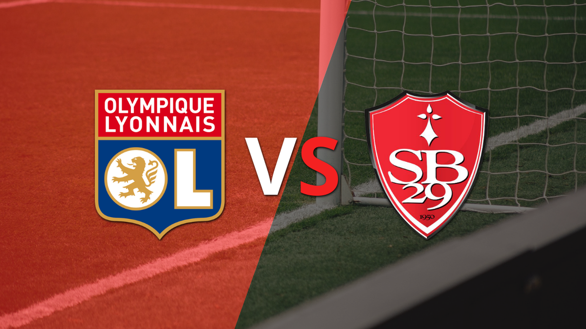 France – First Division: Olympique Lyon vs Stade Brestois Date 29