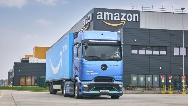 Amazon adquirió más de 200 eActros 600 de Mercedes-Benz Camiones