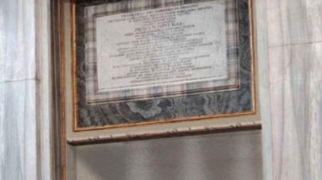 La tumba del papa Francisco en la basílica de Santa María la Mayor.