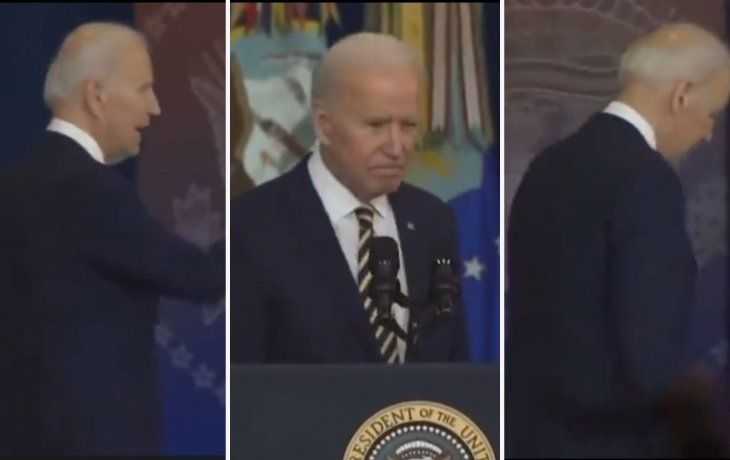 Joe Biden dio&nbsp;un discurso ante veteranos de guerra&nbsp;