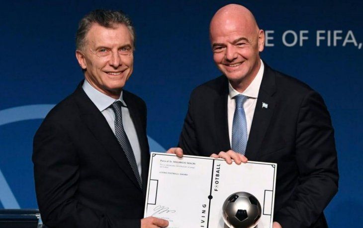 Macri&nbsp;fue presentado como presidente ejecutivo de la Fundación FIFA