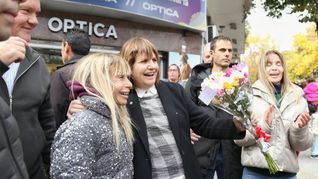 Patricia Bullrich, en modo electoral. Patricia Bullrich, en modo electoral.