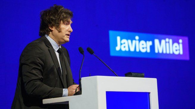 Javier Milei instó a los empresarios a invertir en Argentina. 
