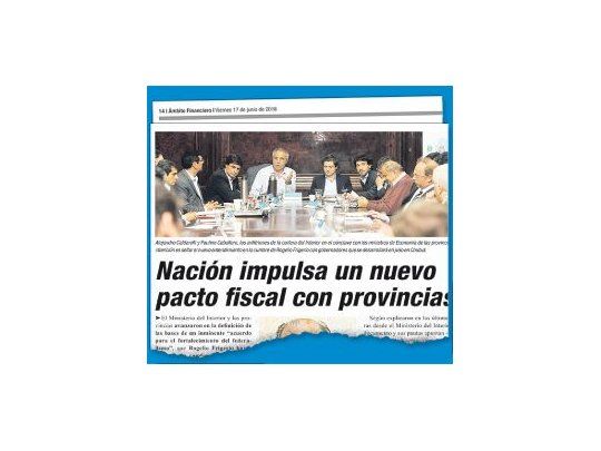 AVANCE. Este diario anticipó el objetivo del Gobierno para sellar el acuerdo.