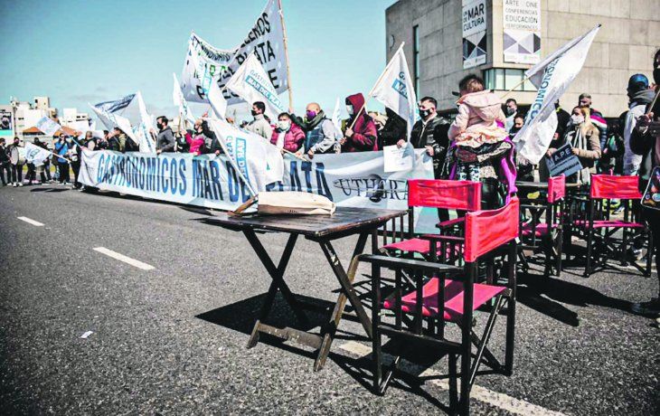 Reacción. Como ocurrió el año pasado, los comerciantes gastronómicos de la ciudad de Mar del Plata se preparan para resistir la continuidad de las restricciones que les impiden trabajar con cierta normalidad.
