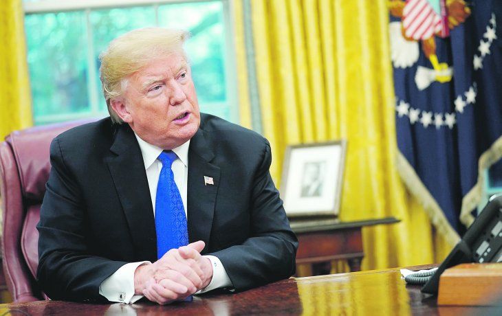 INFLEXIBLE. El presidente Donald Trump no dudará en provocar una crisis presupuestaria a cambio del muro fronterizo, indicó la Casa Blanca.