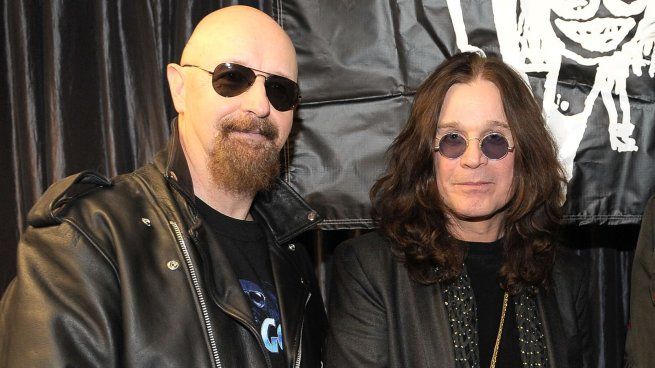 Rob Halford junto a Ozzy Osbourne.