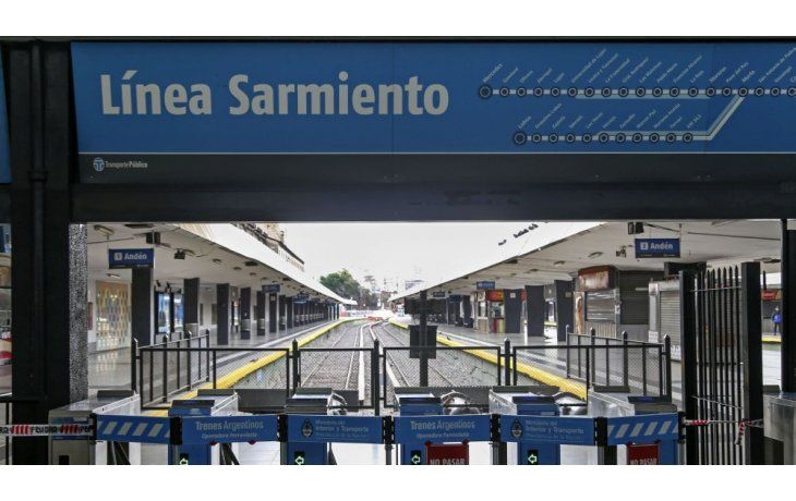 Los trenes no llegaban a la estación Once
