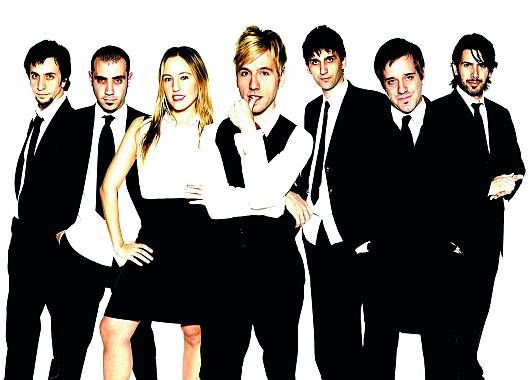 Los siete integrantes del grupo Fascinario