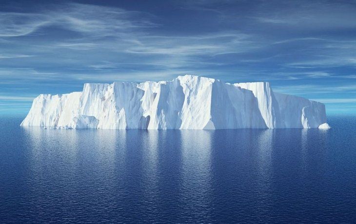 Peligro ecológico por el desprendimiento de un iceberg gigante.