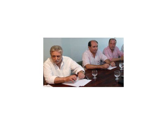 Mario Llambías,Julio Currás y Hugo Biolcati.