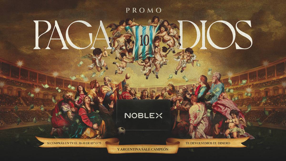 "Paga Dios", la nueva promoción de "El Gerente de Noblex"