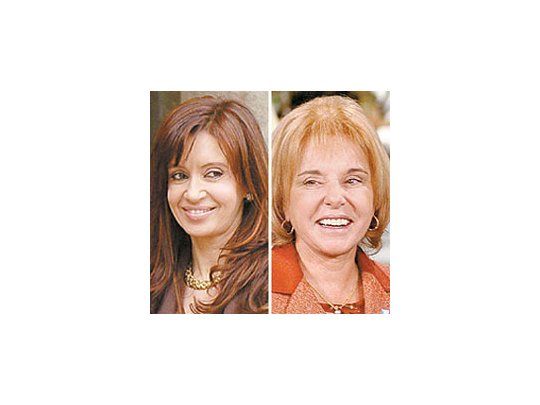 Cristina Kirchner e Hilda Duhalde