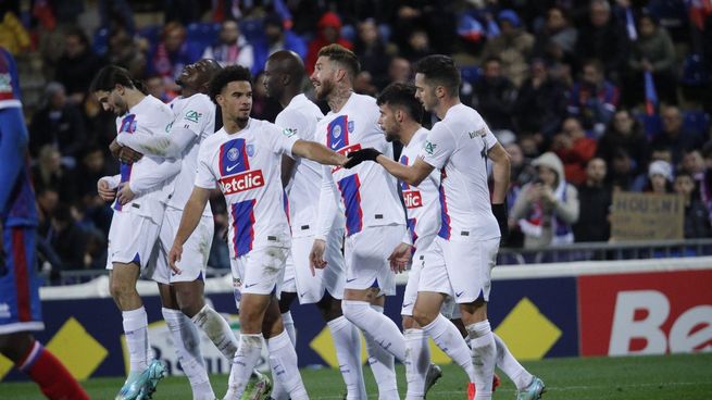 PSG no pasó grandes complicaciones y avanza en la Copa de Francia.